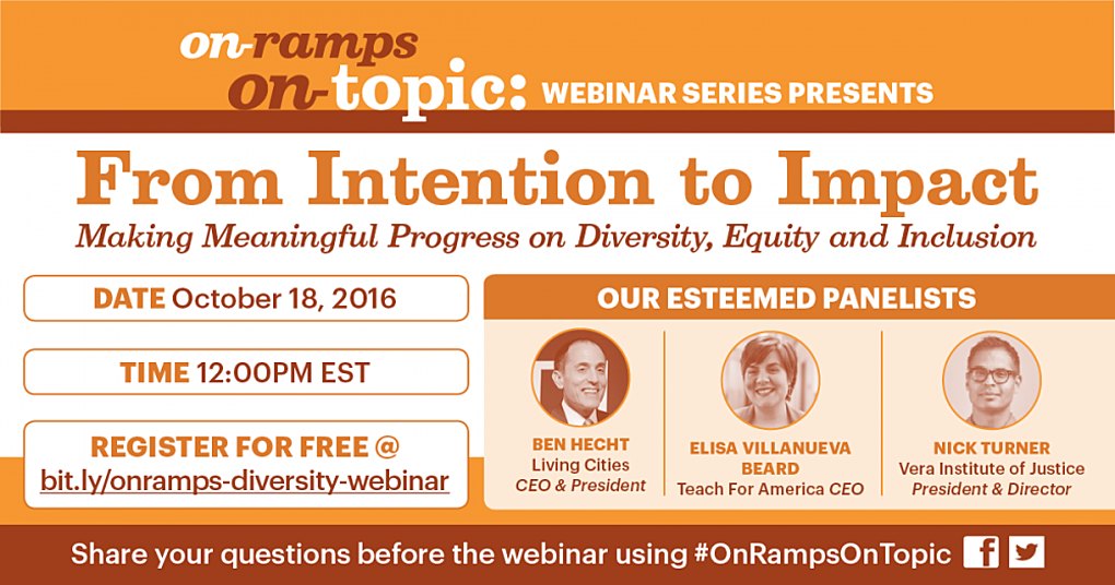 A graphic announcing a webinar on diversity, equity, and inclusion