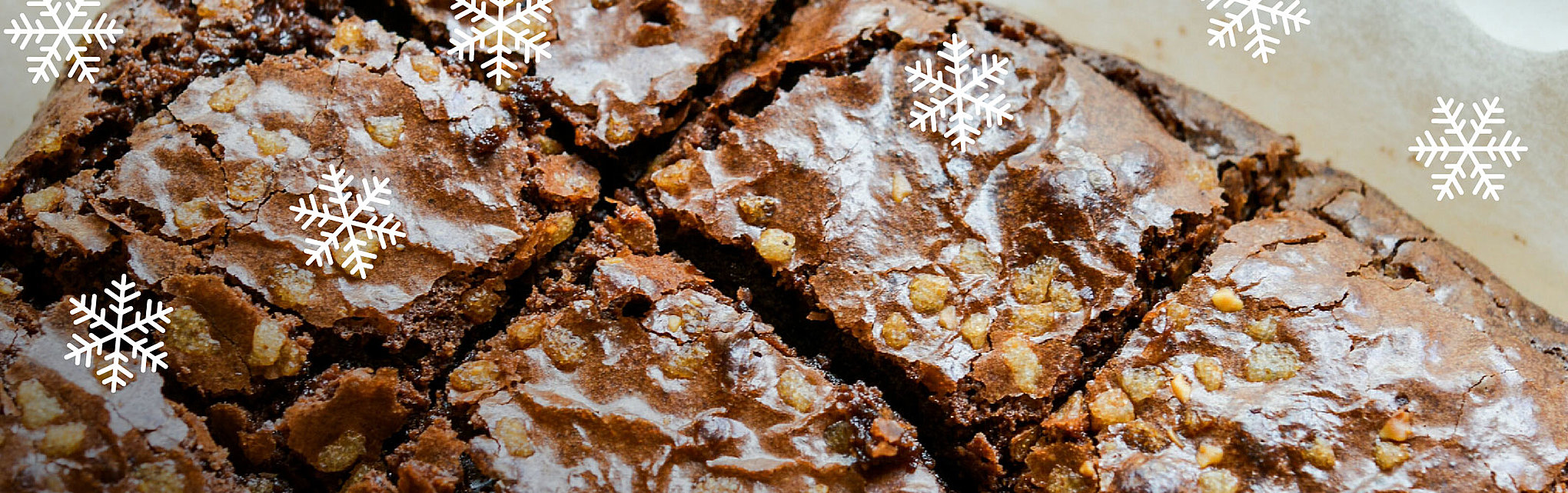 Holiday brownies